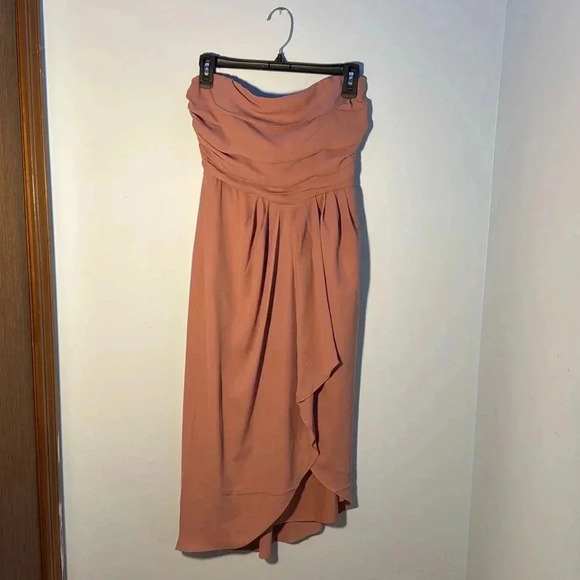STRAPLESS MIDI DRESS - Picture 1 of 6